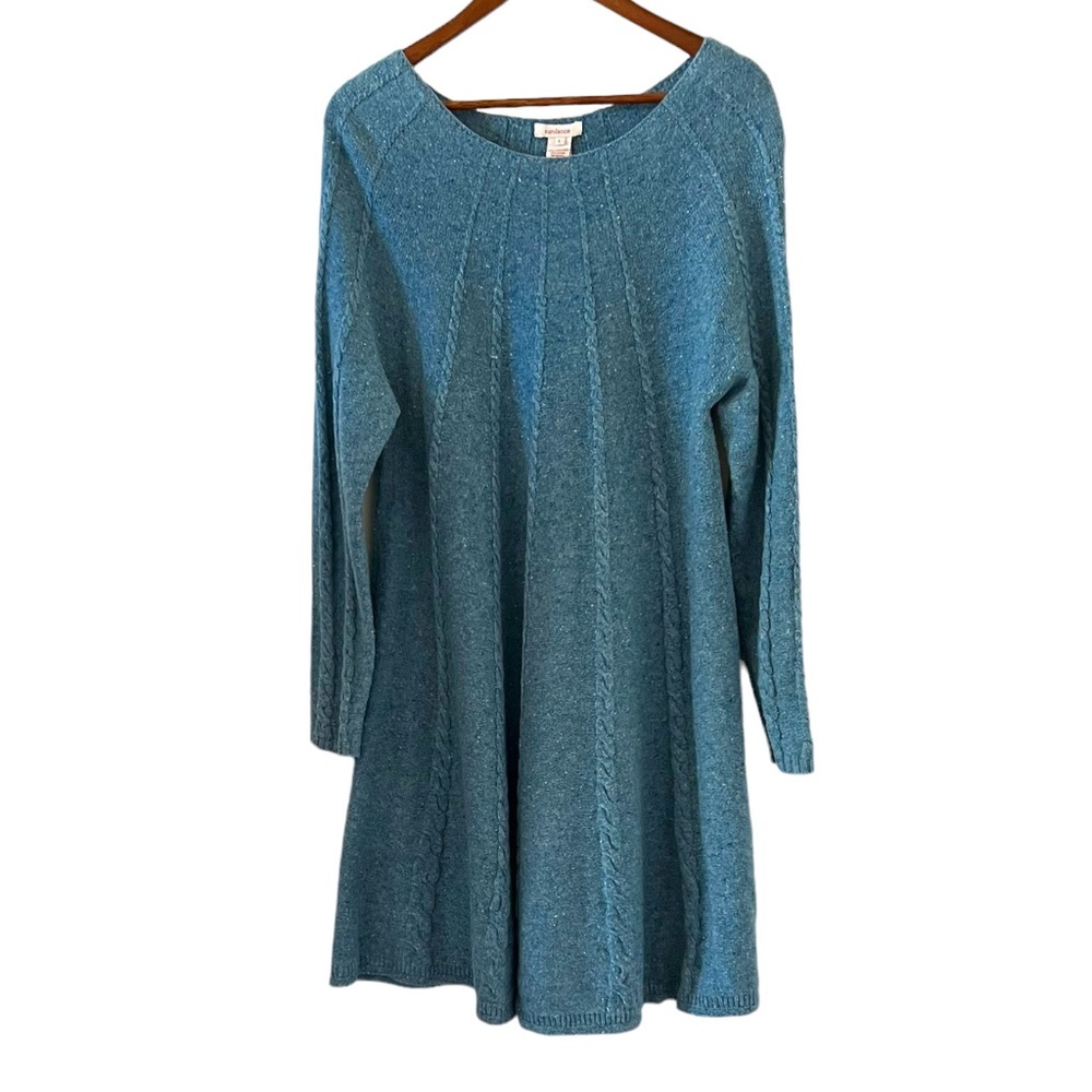 Sundance NEW Wool Woodland Hills Sweater Dress Size L